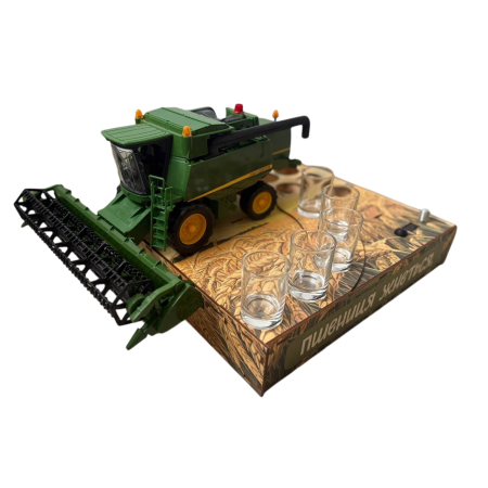 Автоматичний наливатор алкоголю “Комбайн John Deere” (Джон Дір) на 4, 5 або 6 чарок